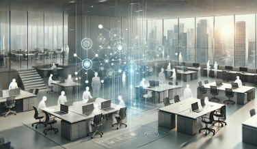 Large Office space with light coming in